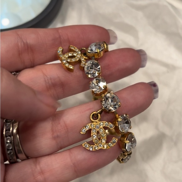 SOLD Chanel Barbie Rhinestone Bracelet - Picture 4 of 6